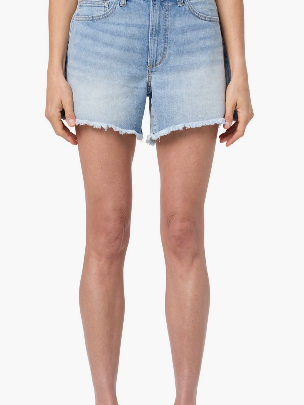 Joe's Jeans Light Blue Frayed Hem Denim Shorts